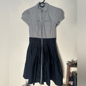 Armani Exchange Zippered Dress with Pockets Size 4